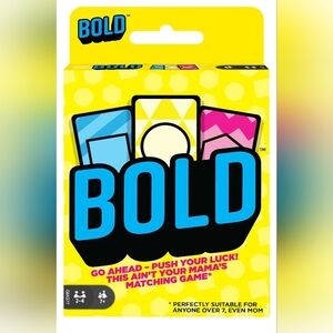 Bold Family Card Game, Matching Game for 7 Year Olds and Up